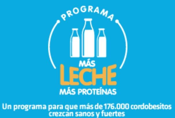 M&aacute;s Leche, M&aacute;s Prote&iacute;nas: cronograma de septiembre