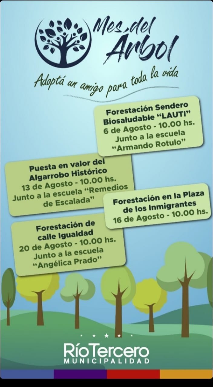 Actividades por el Mes del &aacute;rbol