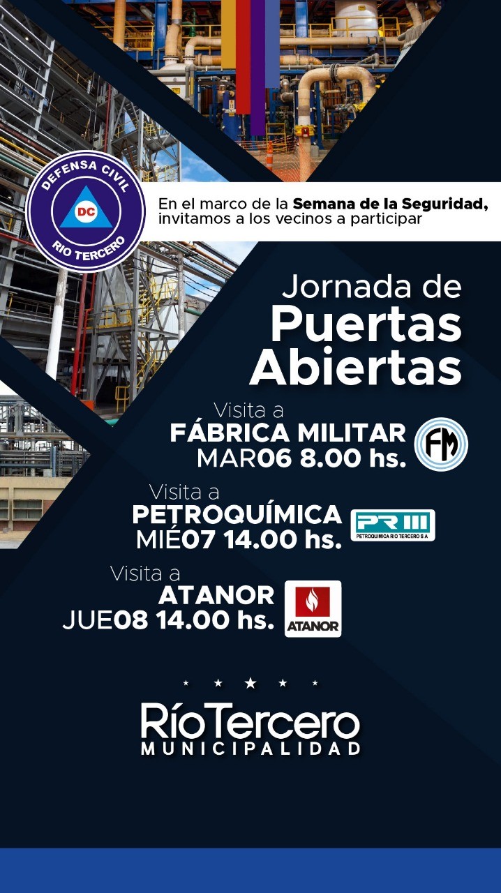 HOY COMIENZA LA SEMANA DE LA SEGURIDAD CON DIVERSAS ACTIVIDADES PARA TODA LA SEMANA