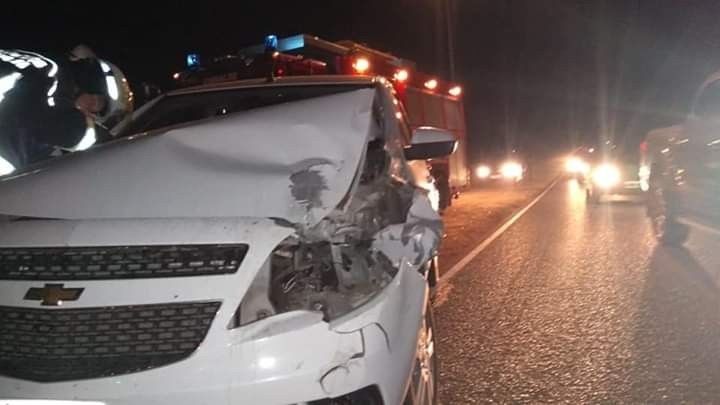 ACCIDENTE MULTIPLE SOBRE RUTA 5