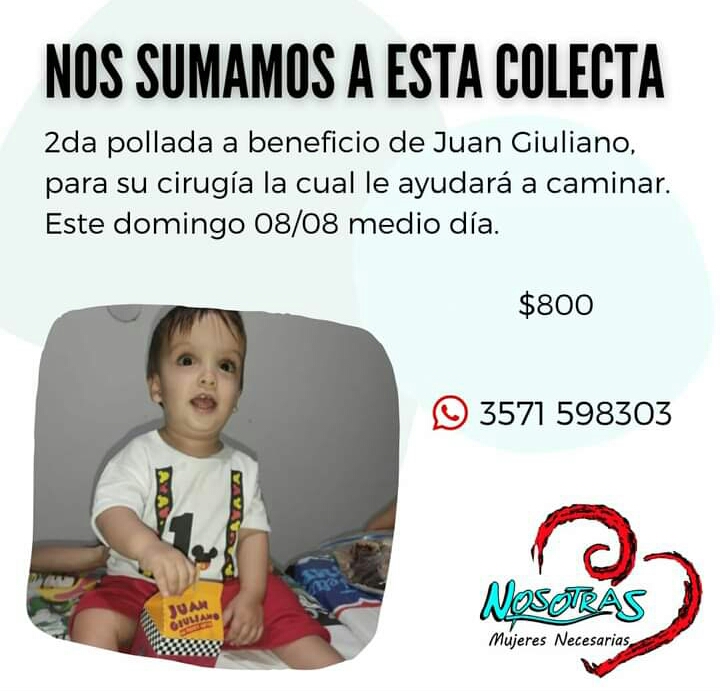 MUJERES NECESARIAS COLABORAN CON JUAN GIULIANO