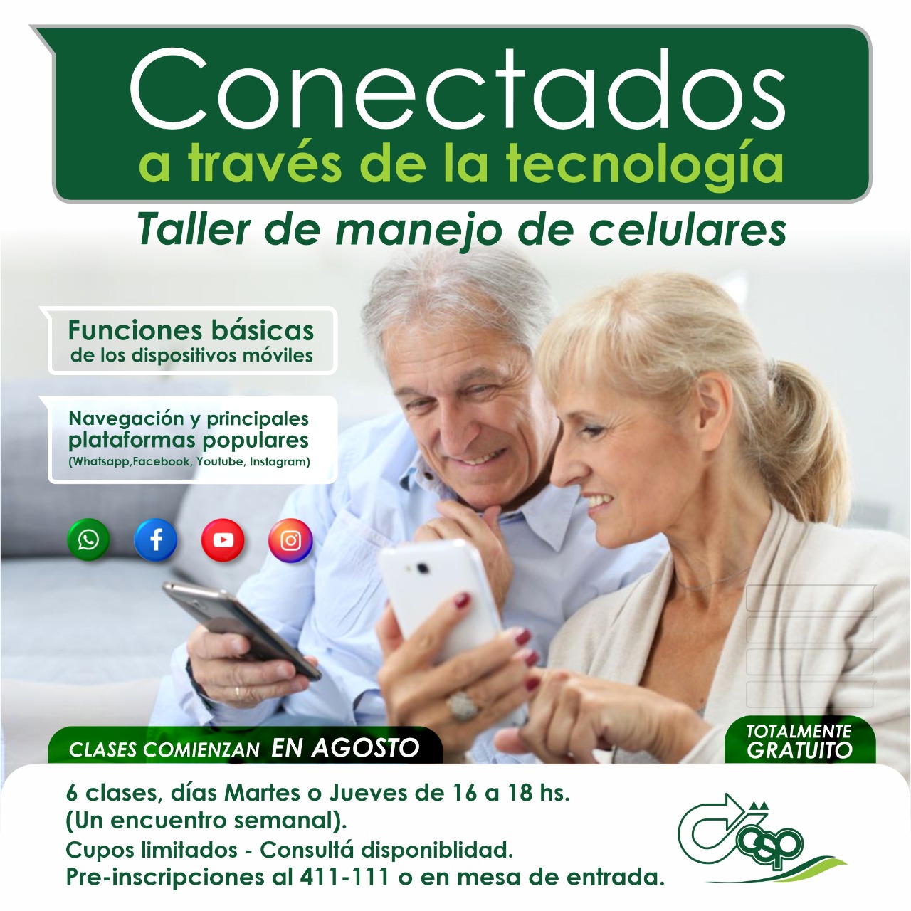  TALLERES GRATUITOS DE LA COOPERATIVA