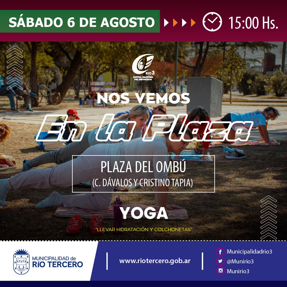 ESTE SÁBADO NOS VEMOS EN LA PLAZA