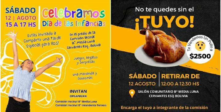 MEDIA LUNA CELEBRA EL DÍA DE LAS INFANCIAS JUNTO A INTENDENTE FERRERO