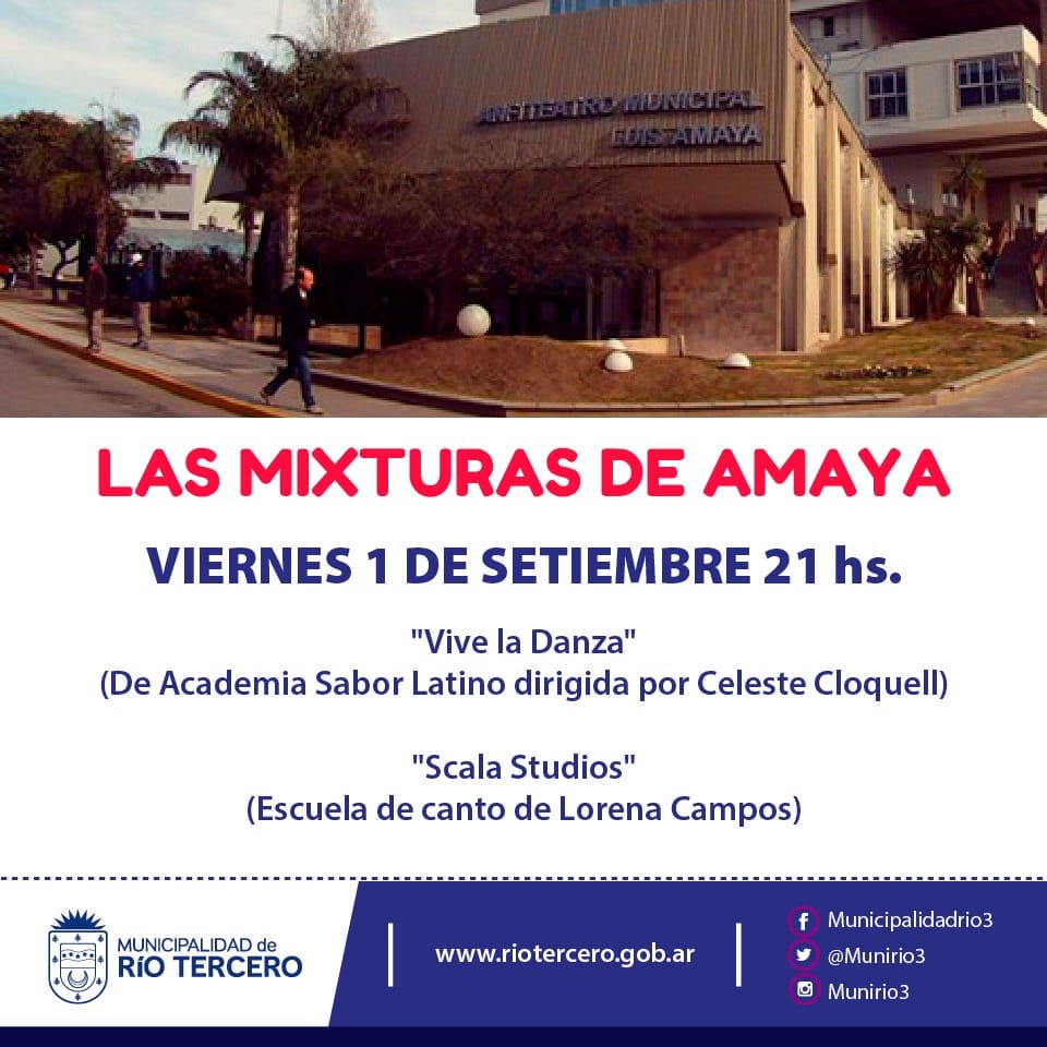 EL MUNICIPIO PRESENTA UNA NUEVA FUNCIÓN DEL CICLO DE PROPUESTAS ARTÍSTICAS *LAS MIXTURAS DE AMAYA*