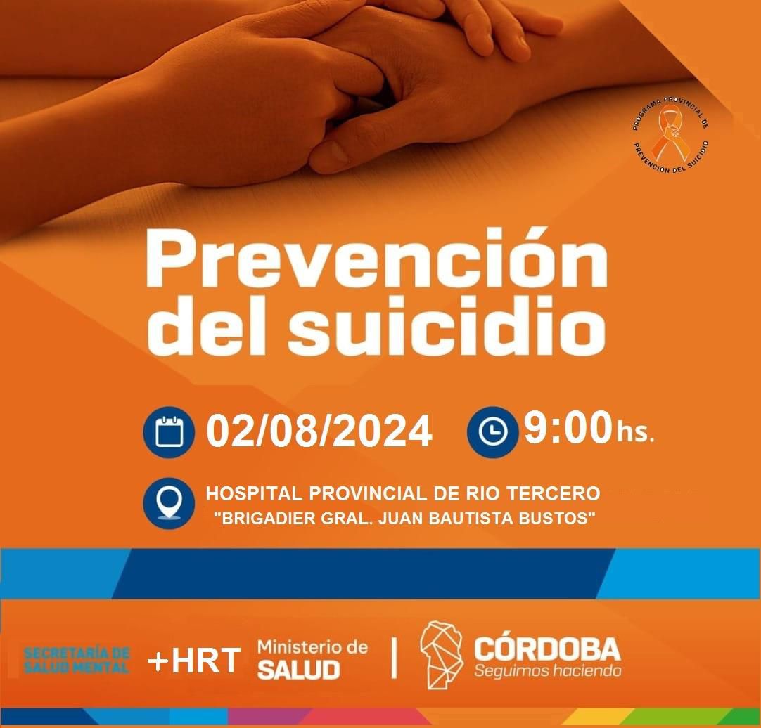 Se realizará en el Hospital una jornada de capacitación sobre prevención del suicidio 