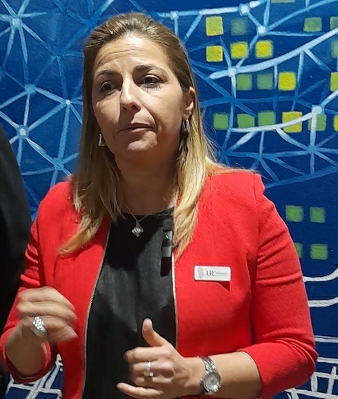 La directora de la UPC se reunió con docente y directivos de la Escuela de Comercio