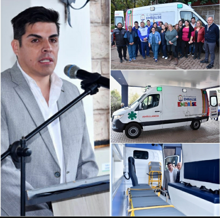 Embalse: el municipio incorporó una ambulancia propia al sistema de salud