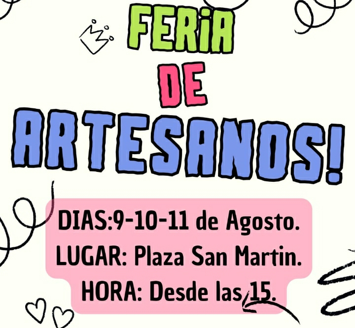 Gran Feria de Artesanos este fin de semana con opciones para el Día de la Niñez