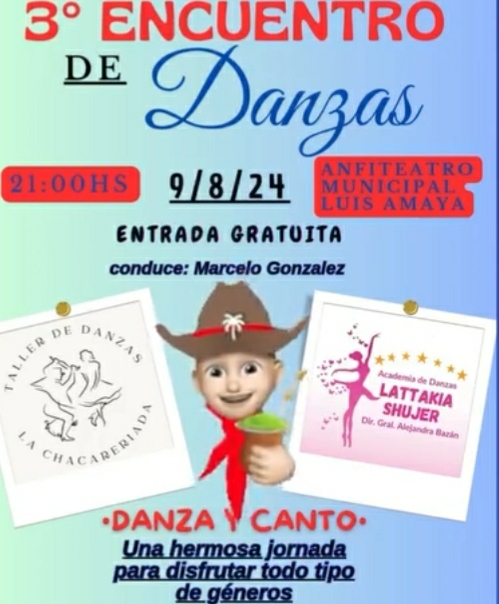 Matías Spina: estamos muy ansiosos por el Festival de Danzas de mañana