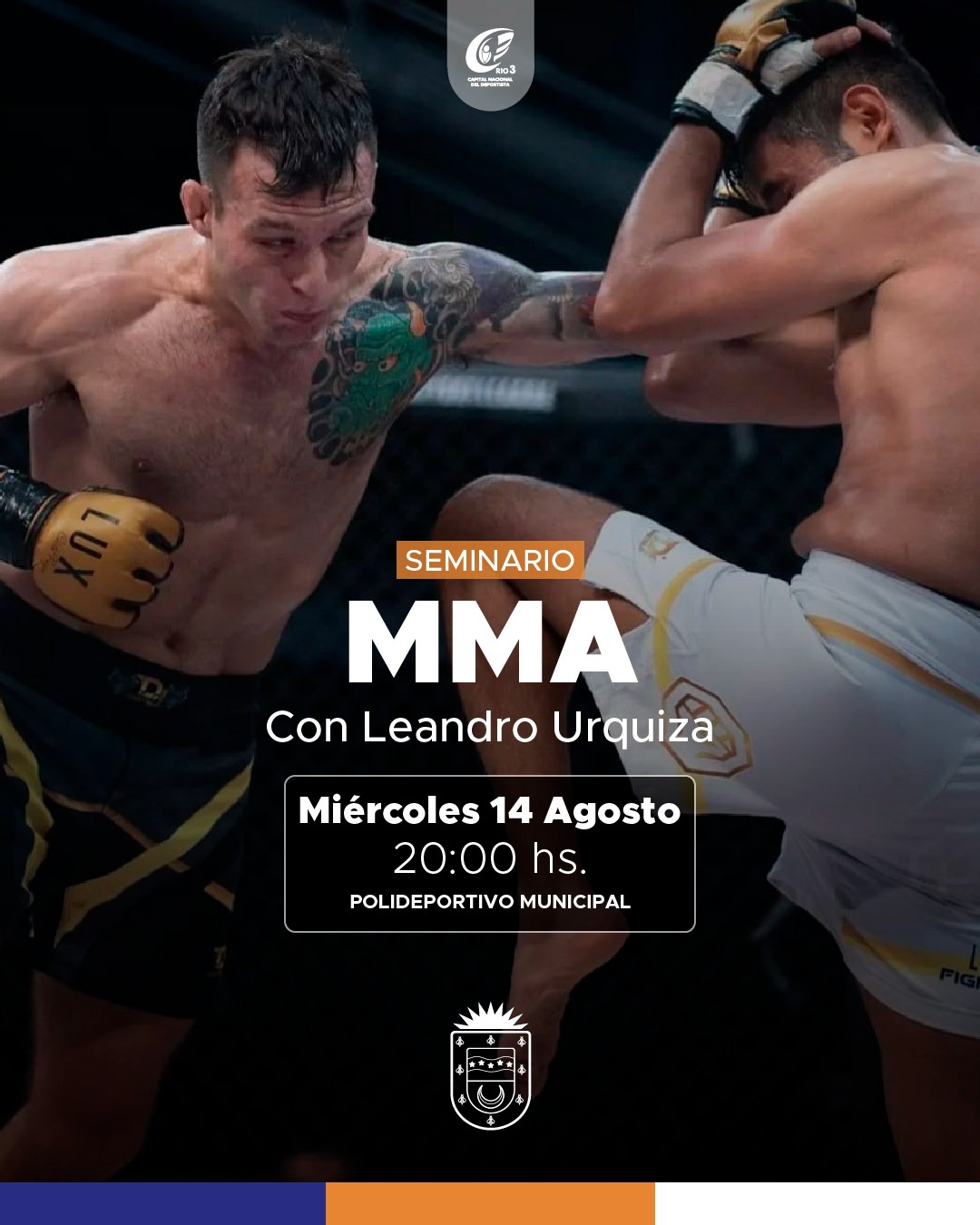 Leandro Urquiza brinda mañana un importante seminario sobre Artes Marciales Mixtas