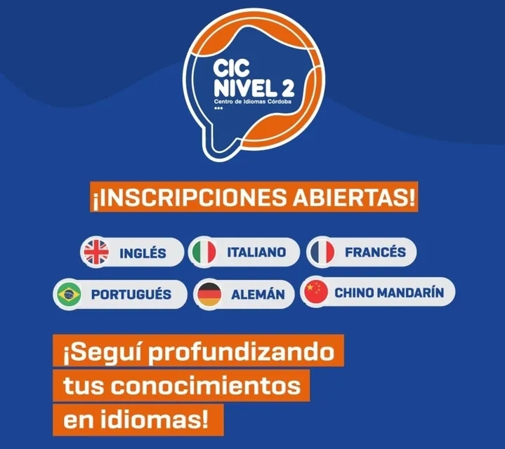 Agencia Córdoba Joven impulsa cursos de idiomas para fortalecer la formación de los jóvenes cordobeses