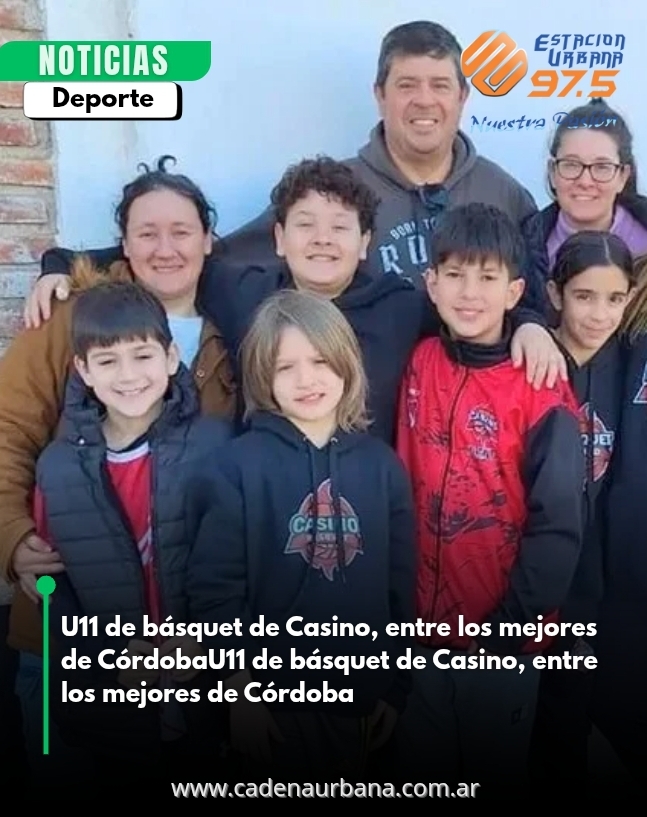 Los chicos de la categoría U11 de Básquet del Club Deportivo Casino, protagonistas de una experiencia inolvidable