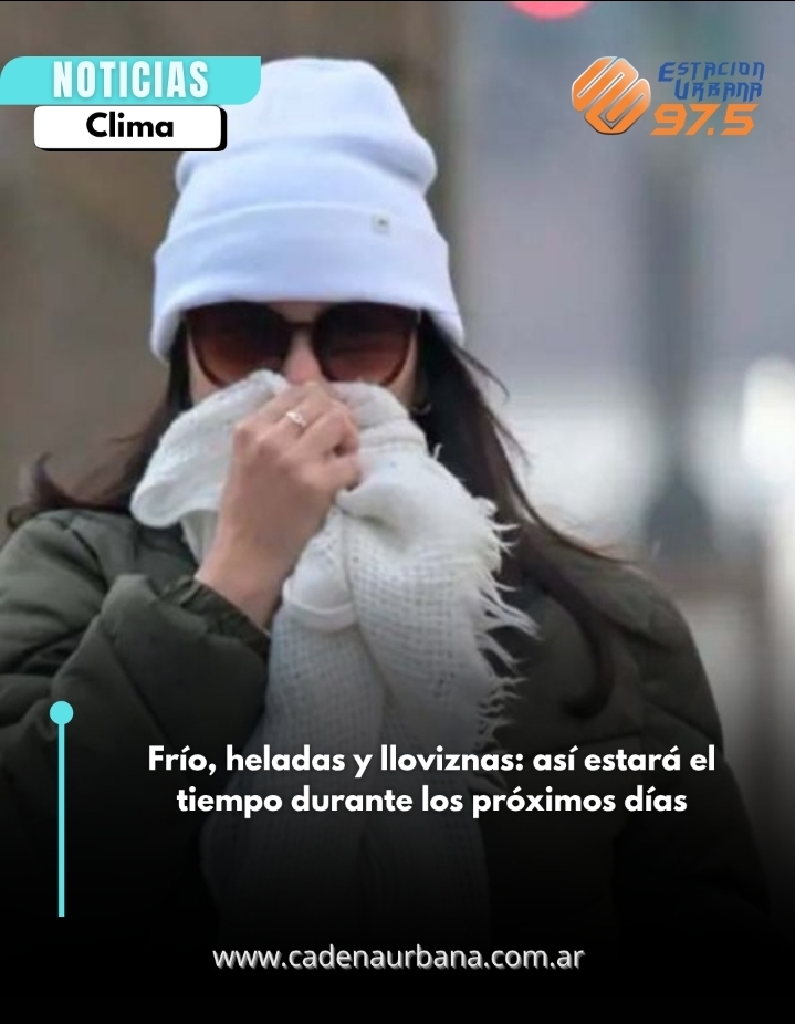 Fr&iacute;o, heladas y lloviznas: as&iacute; estar&aacute; el tiempo durante los pr&oacute;ximos d&iacute;as