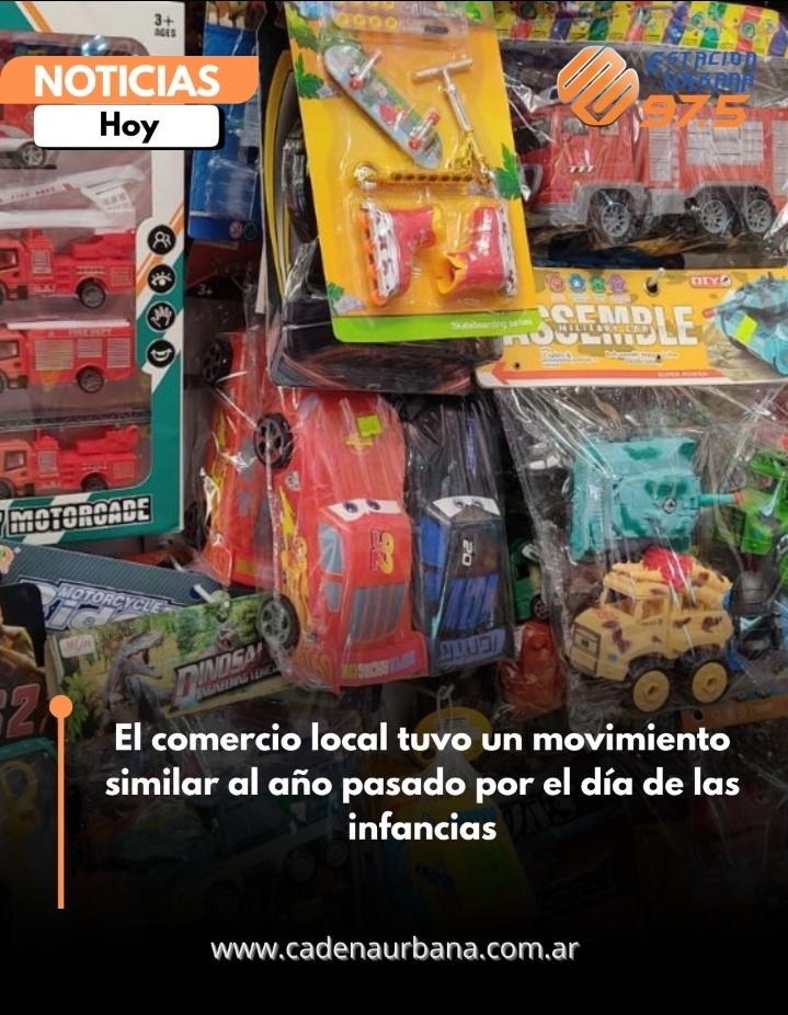 El comercio local tuvo un movimiento similar al a&ntilde;o pasado por el d&iacute;a de las infancias