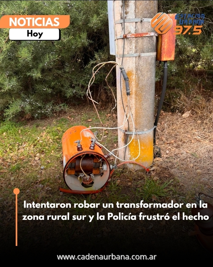Intentaron robar un transformador en la zona rural sur y la Polic&iacute;a frustr&oacute; el hecho