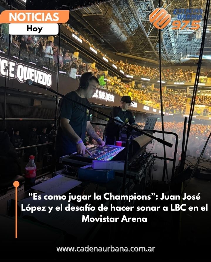 *Es como jugar la Champions*: Juan Jos&eacute; L&oacute;pez y el desaf&iacute;o de hacer sonar a LBC en el Movistar Arena