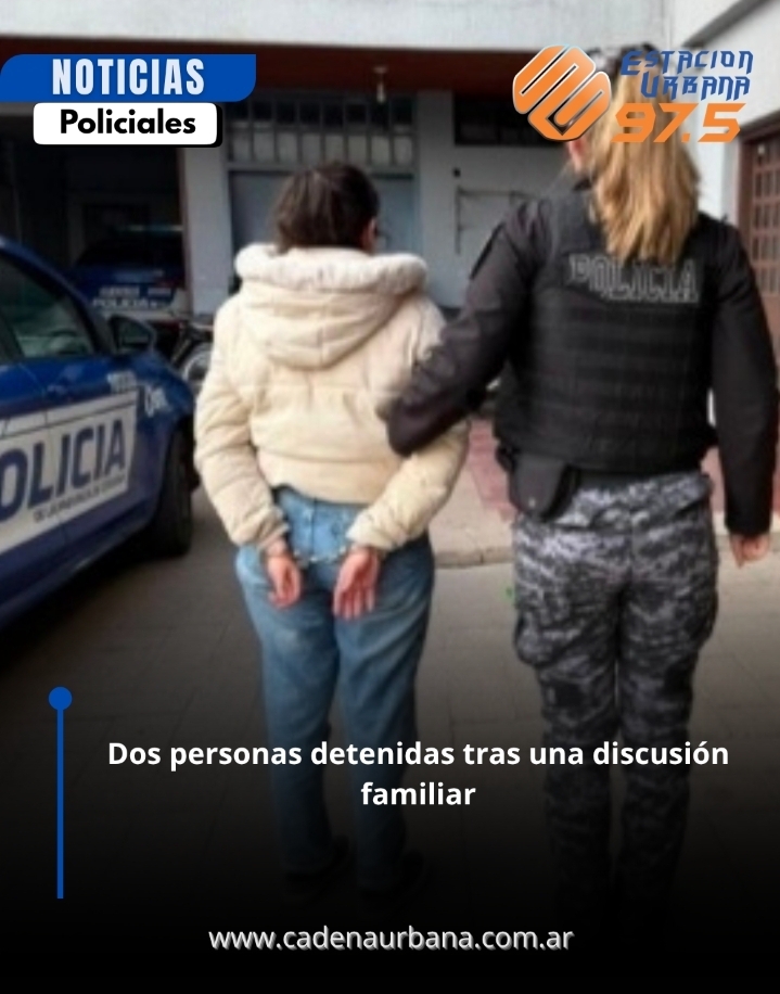 Dos personas detenidas tras una discusi&oacute;n familiar