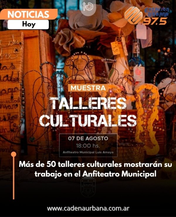 M&aacute;s de 50 talleres culturales mostrar&aacute;n su trabajo en el Anfiteatro Municipal