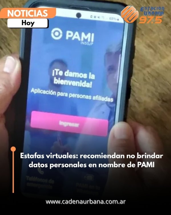Estafas virtuales: recomiendan no brindar datos personales en nombre de PAMI