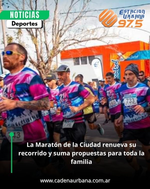 La Marat&oacute;n de la Ciudad renueva su recorrido y suma propuestas para toda la familia
