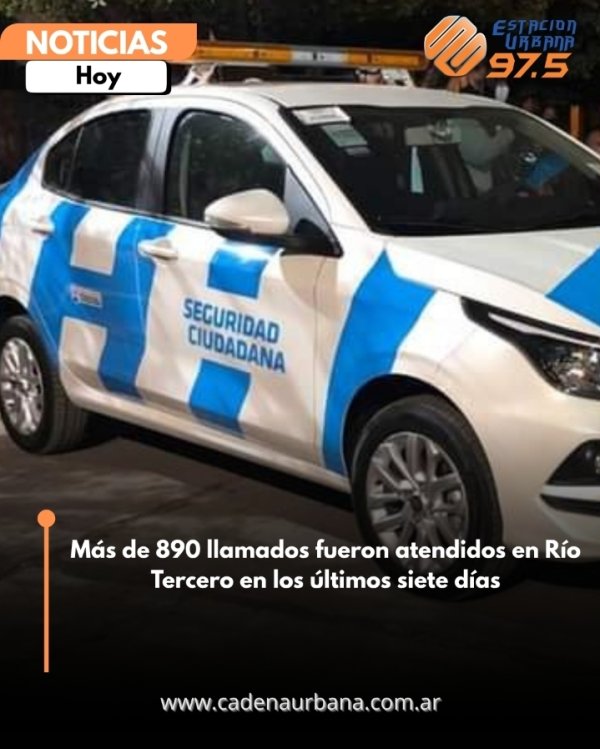 M&aacute;s de 890 llamados fueron atendidos en R&iacute;o Tercero en los &uacute;ltimos siete d&iacute;as