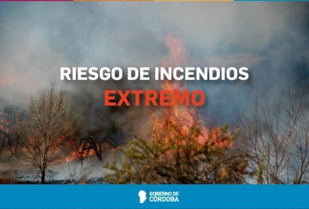 Alerta por riesgo extremo de incendios durante toda la semana	