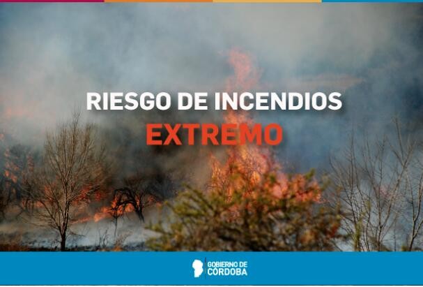 Contin&uacute;a el alerta por riesgo extremo de incendios