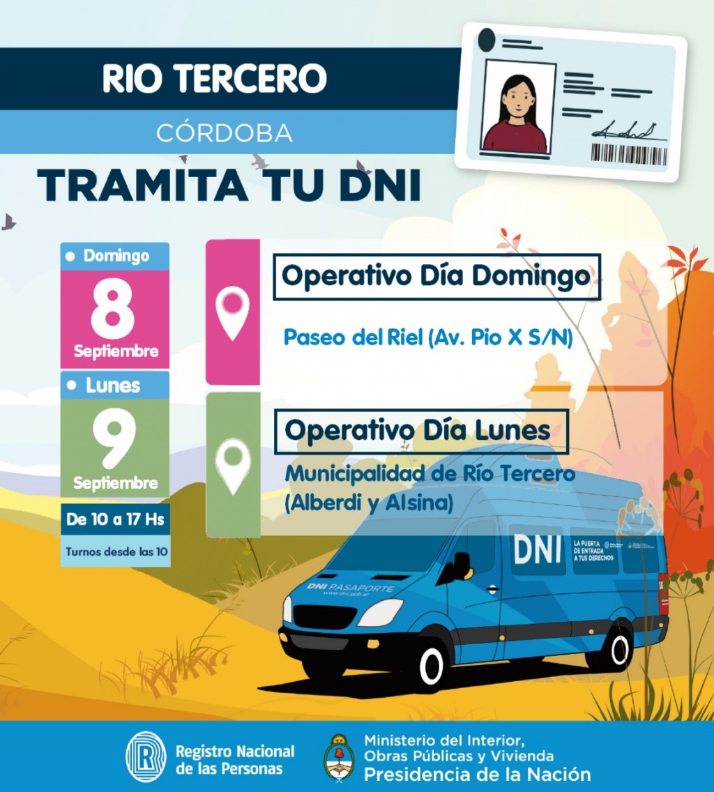 El Registro Nacional de las Personas (RENAPER) llega a nuestra Ciudad 
