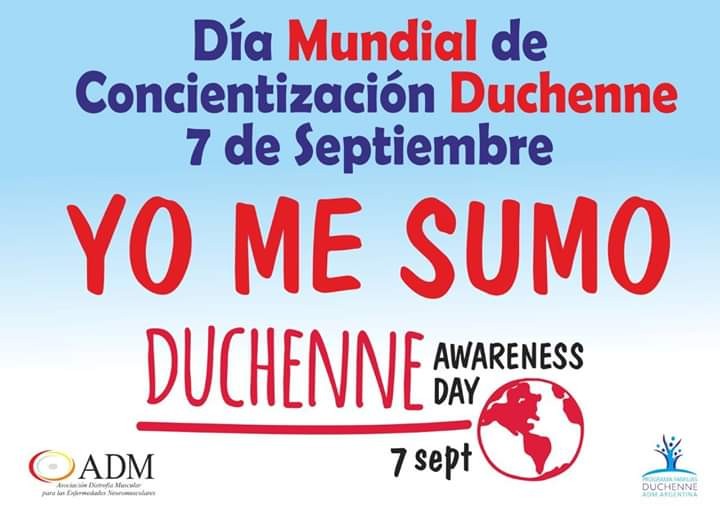 7 de Septiembre D&iacute;a Mundial de Concientizacion Duchenne