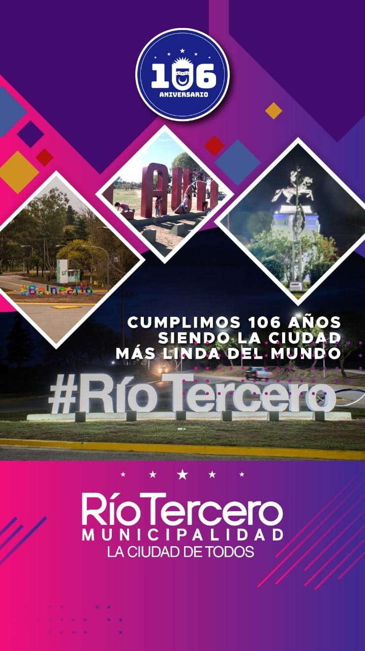 106 Aniversario de R&iacute;o  Tercero.