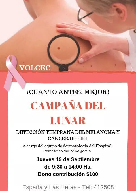Este Jueves 19 "Campa&ntilde;a del Lunar en Volcec"