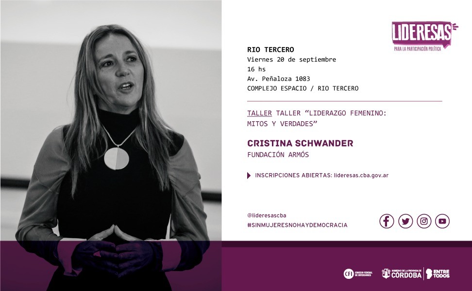 ESTE VIERNES TALLER SOBRE LIDERAZGO FEMENINO
