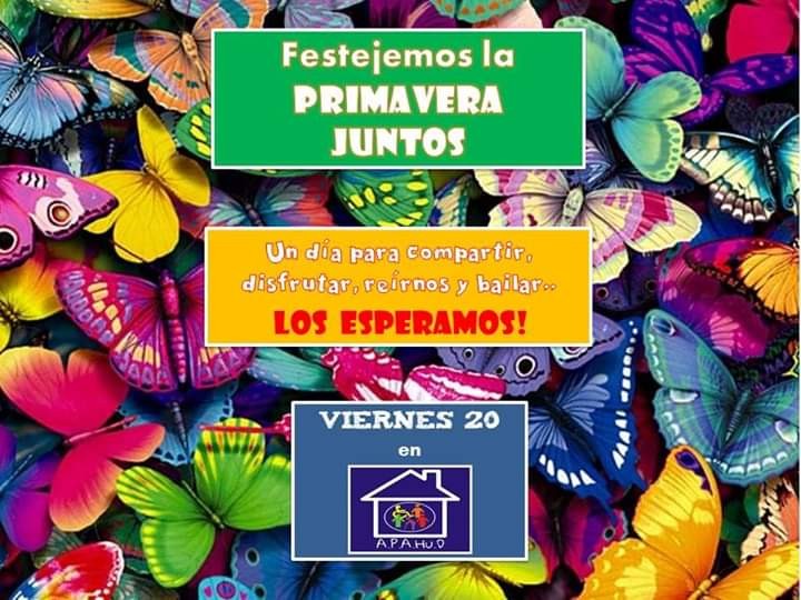 Apahud festeja el D&iacute;a de la Primavera con una actividad que integra varias Intituciones de Discapacidad de la Ciudad 