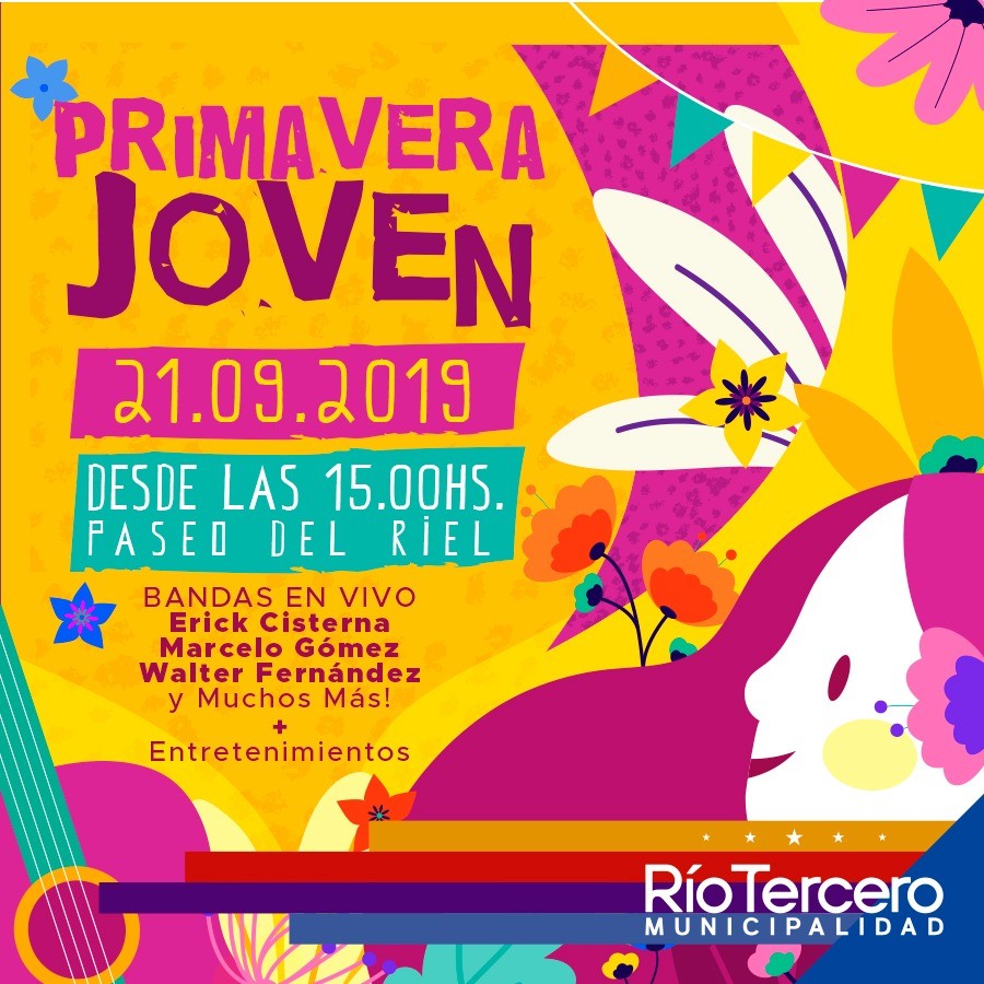  FESTEJOS DEL D&Iacute;A DE LA PRIMAVERA EN EL PASEO DEL RIEL