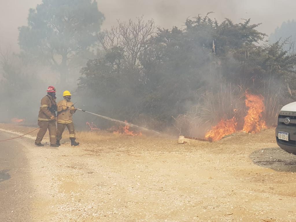 Un nuevo incendio en cercanías de Alta Gracia