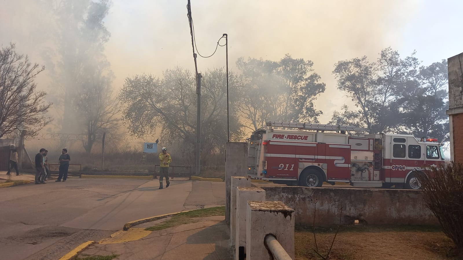 EL FUEGO NO AFECTÓ INSTALACIONES PRODUCTIVAS DE FÁBRICA MILITAR RÍO TERCERO