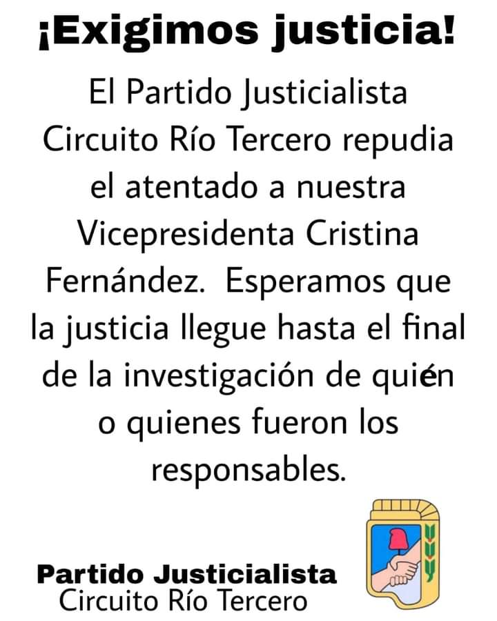 YAMIL MENGO: EL PJ LOCAL REPUDIA EL ATENTADO Y EXIGE EL ESCLARECIMIENTO DE LO SUCEDIDO