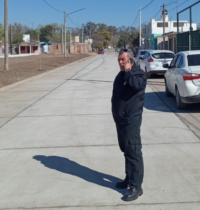 LUIS LEDESMA SE REFIRIÓ A LAS OBRAS DE LA CALLE SAAVEDRA