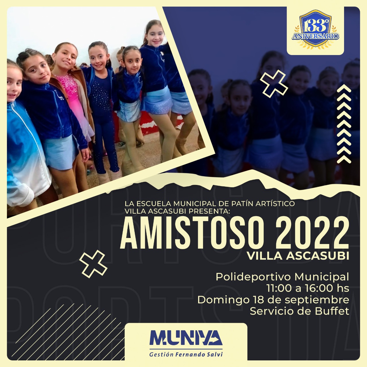 TORNEO AMISTOSO DE PATÍN ARTÍSTICO EN EL POLIDEPORTIVO DE LA VILLA