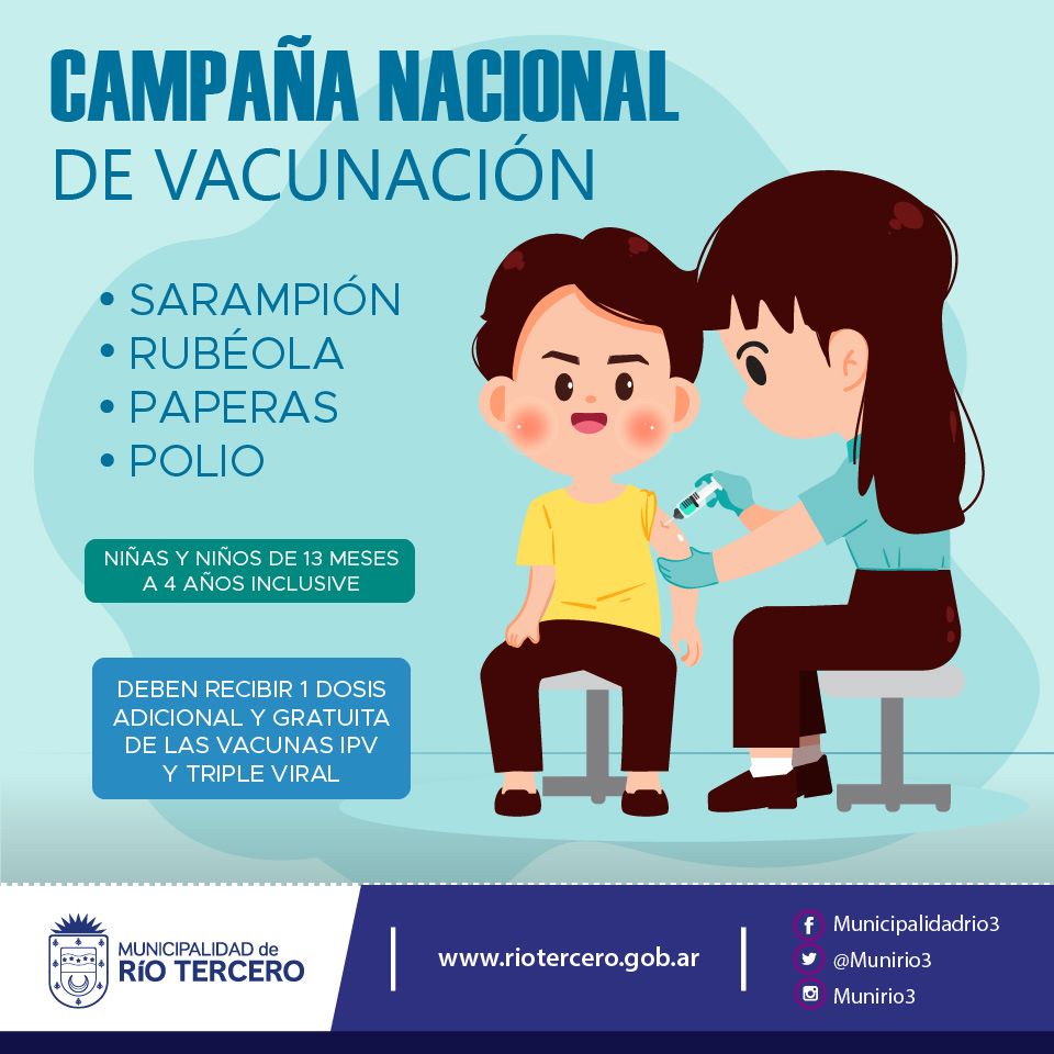 COMIENZA UNA NUEVA CAMPAÑA NACIONAL DE VACUNACÓN