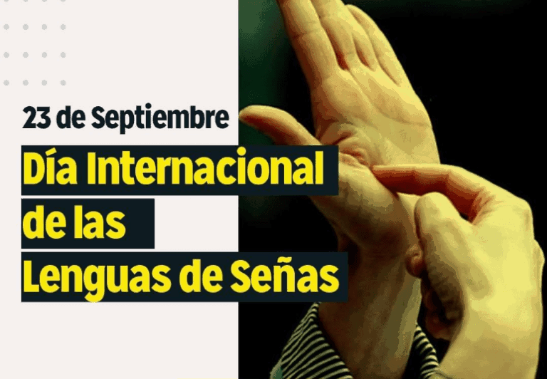 DÍA INTERNACIONAL DE LA LENGUA DE SEÑAS