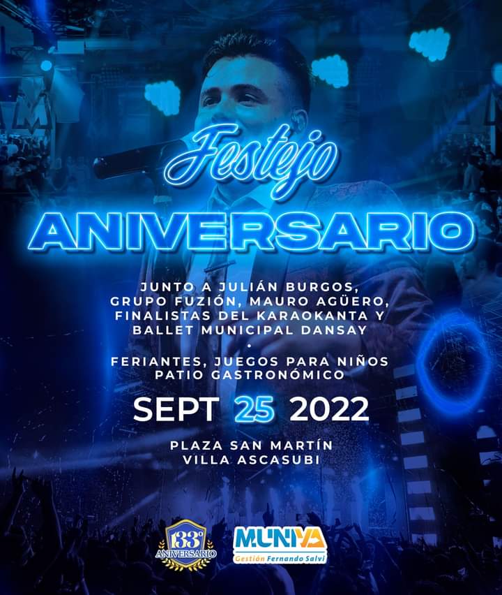 Este domingo 25 de septiembre, con un gran desfile cívico-militar, Villa Ascasubi celebra 133 años de historia.