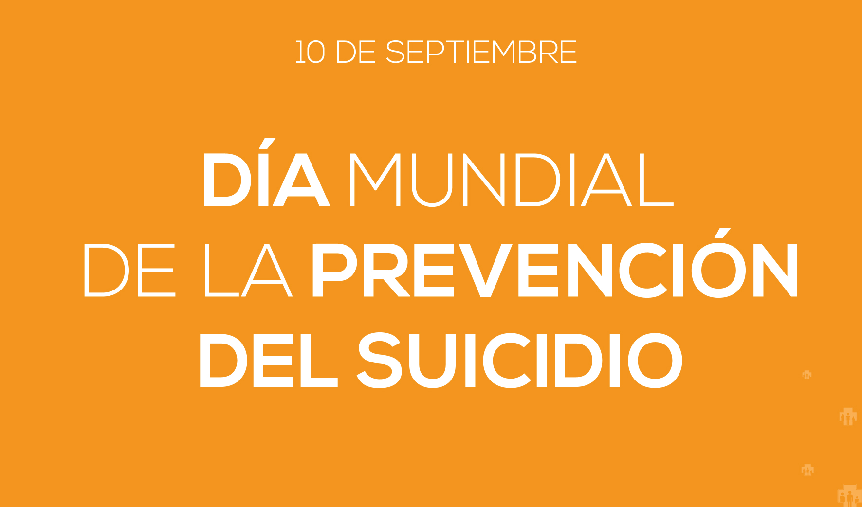 DÍA PARA LA PREVENCÍON DEL SUICIDIO: UNA FECHA PARA SENSIBILIZAR