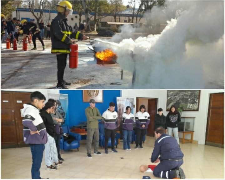 SE REALIZÓ EN FÁBRICA MILITAR UNA JORNADA DE CAPACITACIÓN EN PRIMEROS AUXILIOS Y MEDIO AMBIENTE PARA INSTITUCIONES EDUCATIVAS 