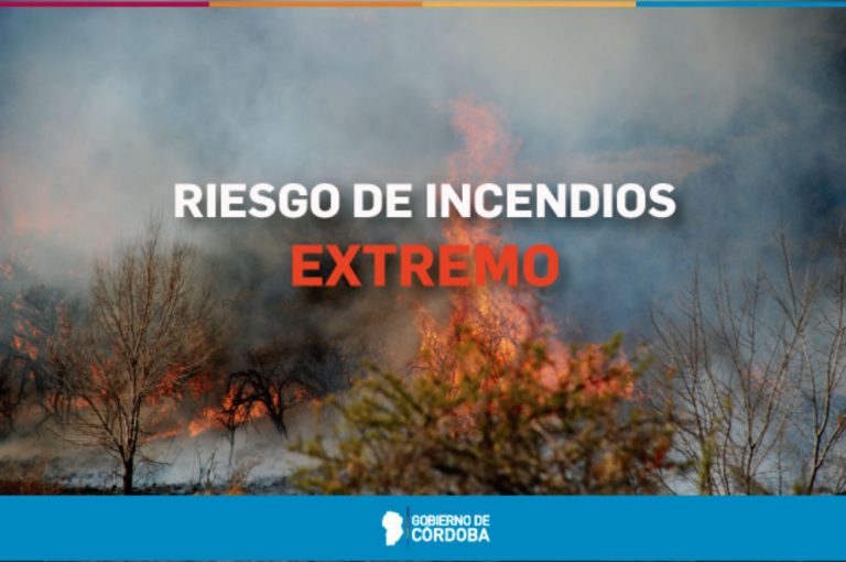 El riesgo de incendios será extremo este lunes