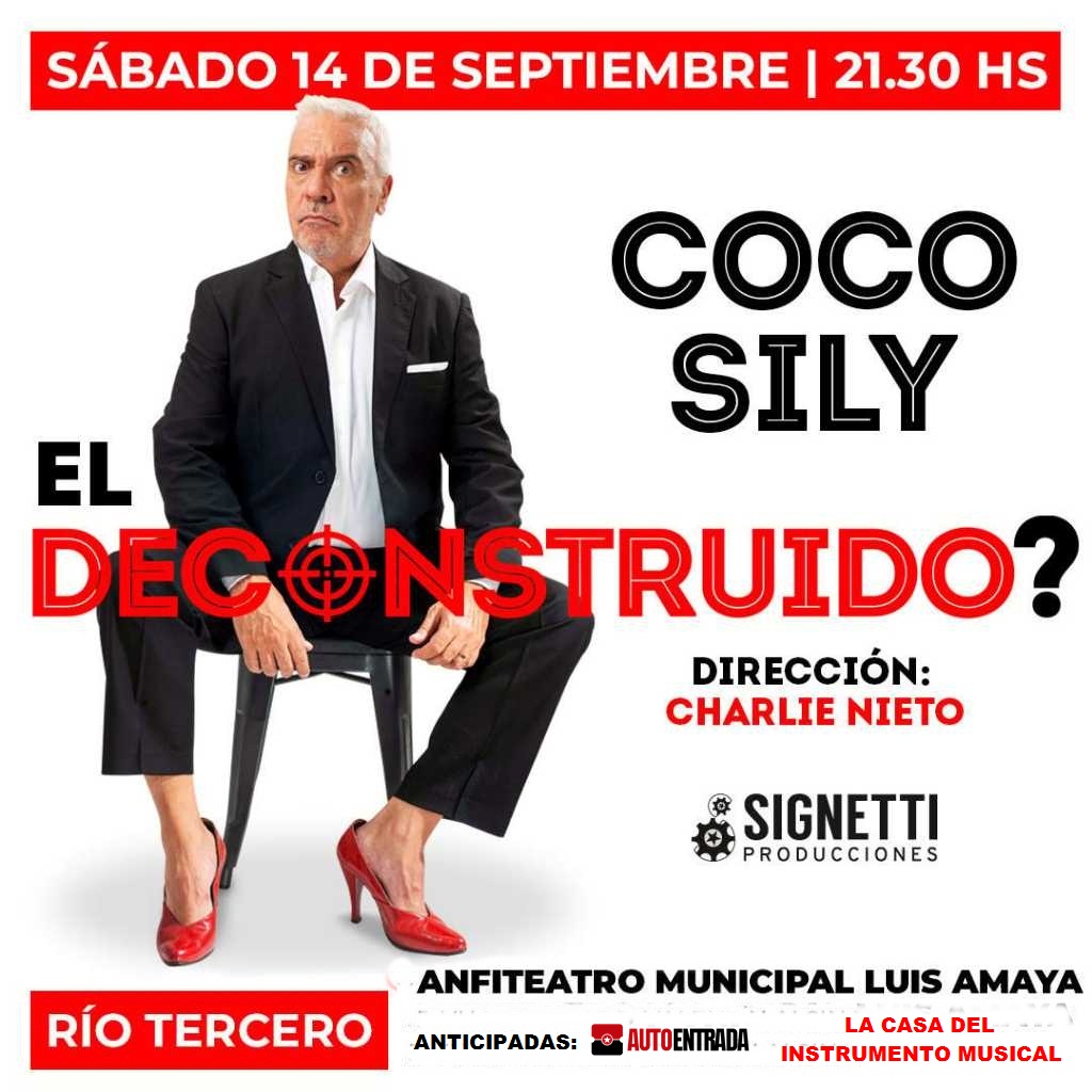 Coco Sily presenta *El deconstruido?* Este sábado en el Anfi y nos cuenta sobre el espectáculo