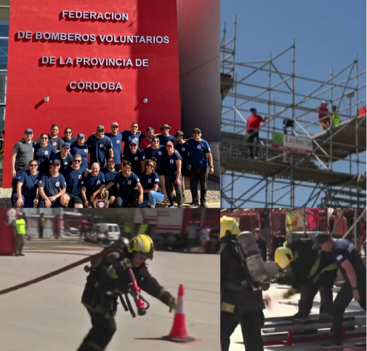 Gran desempeño de Río Tercero en el Campeonato Provincial de Habilidades Bomberiles