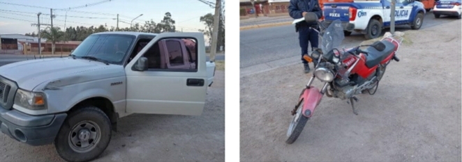 Parte policial: Accidente de tránsito entre una camioneta y una moto 