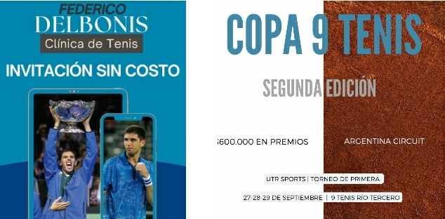 Como parte de los festejos del Mes Aniversario se realiza el 2° Torneo de Tenis Profesional en 9 de Julio